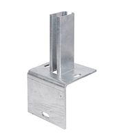 Alberts® Pfostenträger f.Zaunpf.Doppelstab-Gittermatten/L-Steine,fvz,z.Aufschr.,120x120 686093