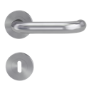 Vorschaubild Griffwerk Türgriff ALESSIA PROF Rosetten rund GK3