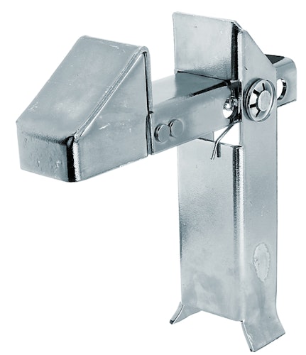 Alberts® Torfeststeller mit Feder galv. blau verzinkt zum Einbetonieren BxH 185x200mm 