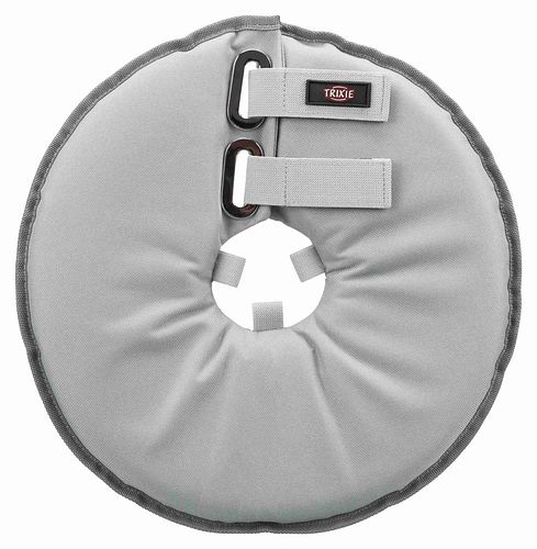 TRIXIE Schutzkragen, Polyester/Schaumstoff, grau