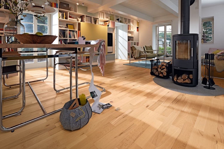 HANDMUSTER MEISTER Parkettboden MeisterParkett. longlife PC 200 9046 Buche lebhaft gedämpft gebürstet ultramattlackiert