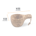 Vorschaubild Petromax Kuksa Tasse Olivenholz