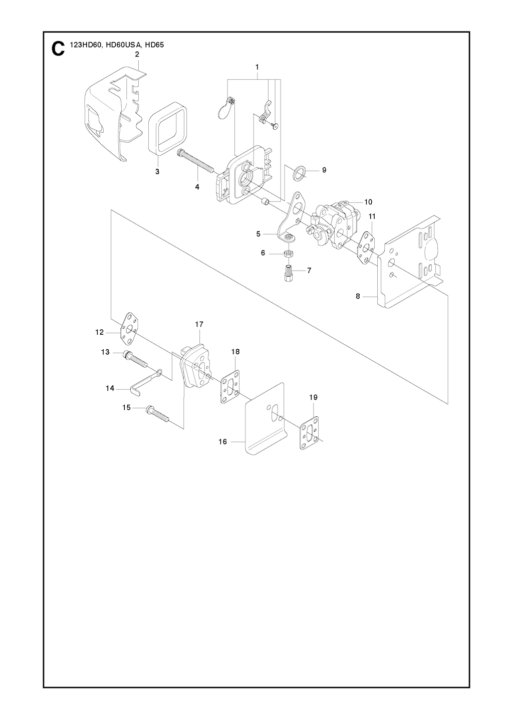 Explosionszeichnung Ersatzteile