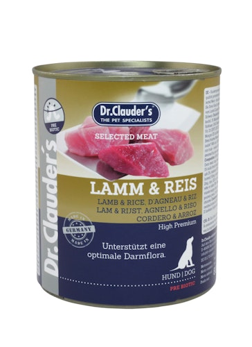 Dr. Clauder's Selected Meat Pre Biotics 800g Dosen Hundenassfutter