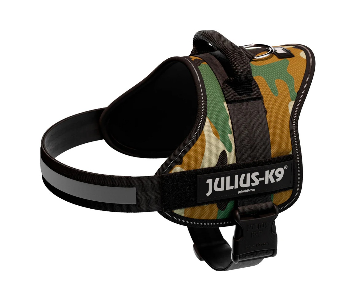 TRIXIE K9®Powergeschirr®, L/1: 66–85 cm/50 mm, camouflage