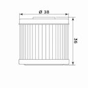 Vorschaubild MIW Ölfilter H1016 Papierfilter (OEM-Qualität)