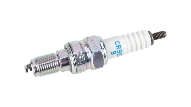 NGK Zündkerze CR9EH-9, Zündkerze Gruppe C, Gewindedurchmesser 10 mm, Schlüsselweite 16