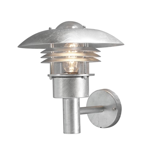 Konstsmide Wandleuchte Modena, galvanisiert, klares Glas (7300-320)