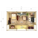 Vorschaubild Palmako Ferienhaus Sandra 25,6 + 11,1 m² - 44 mm