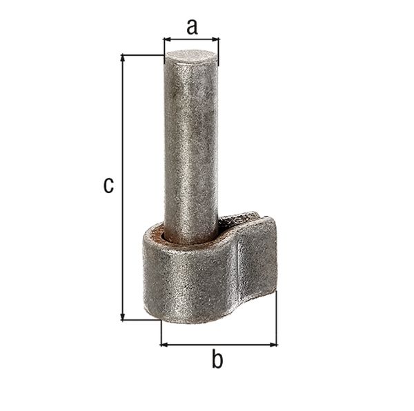 Alberts® Kloben,z.Anschweißen,Dornst.⌀13mm