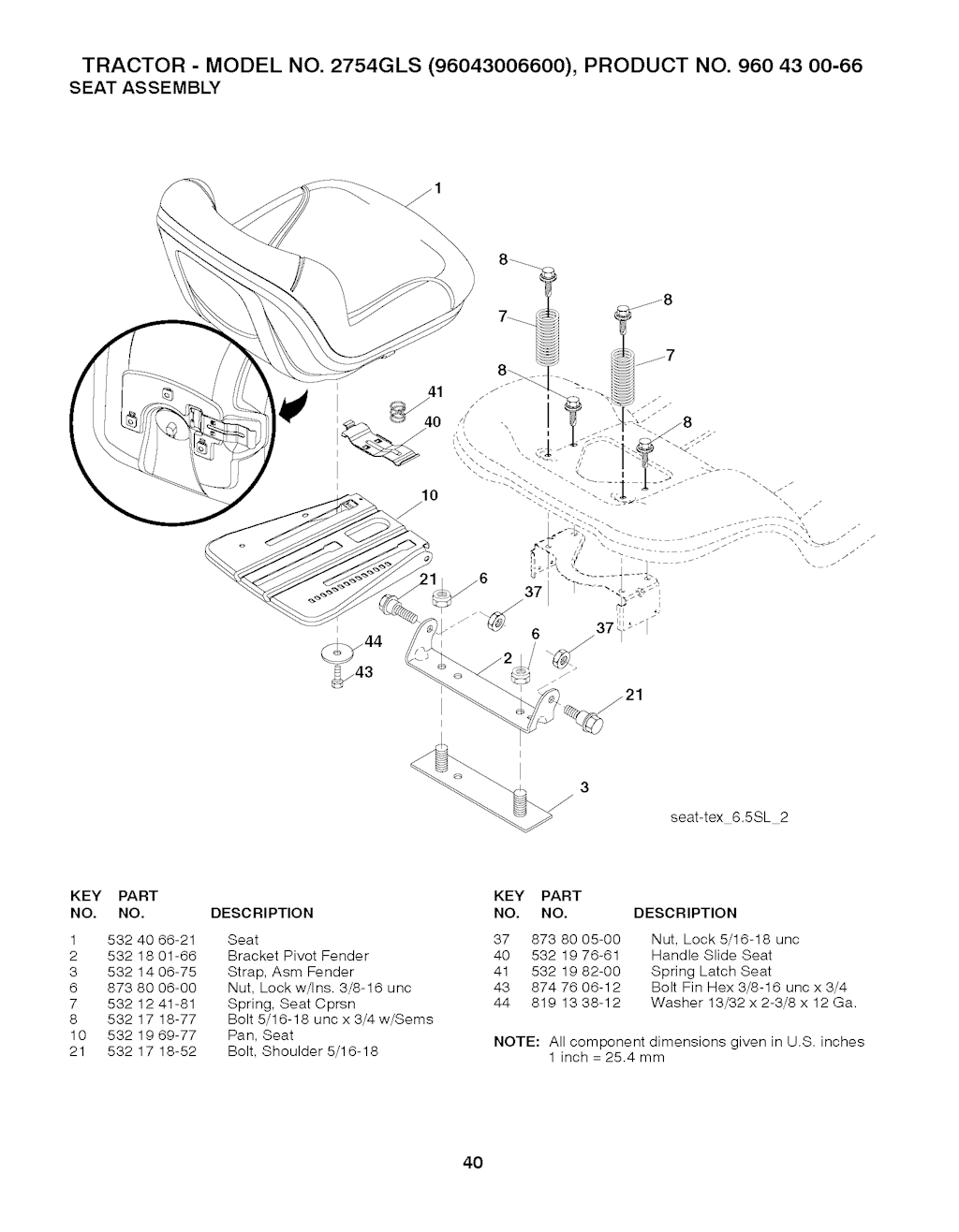 Explosionszeichnung Ersatzteile