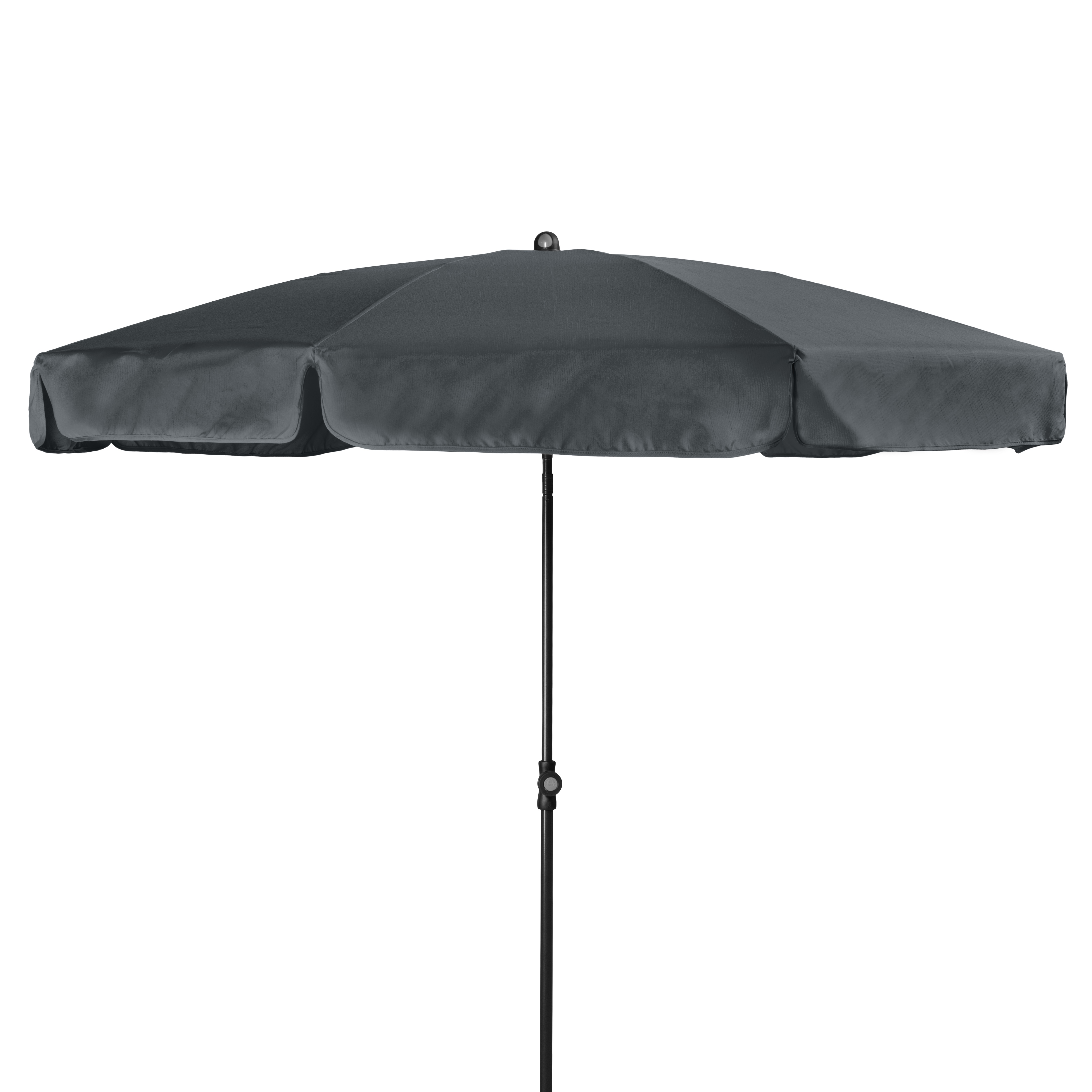 doppler Mittelmastschirm SUNLINE 200 Manual, Stahl Anthrazit / 100 % Polyester 160 g/m² Anthrazit