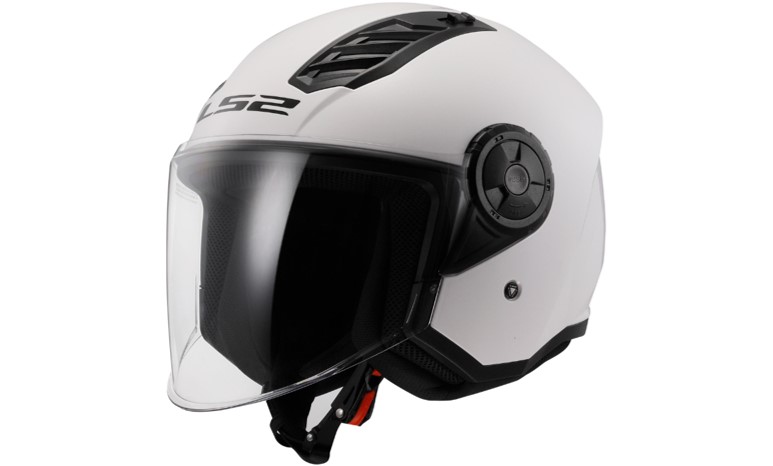 LS2 Jethelm OF616 Airflow II S Weiß Solid