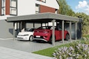 Vorschaubild Skan Holz Carport Friesland Hybrid Set 14 557x708 cm inkl. Abstellraum