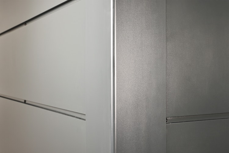 Wolff Finnhaus Premium Metall Gartenhaus Hakon 2424 Anthrazit
