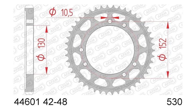 Afam Kettenrad 44601