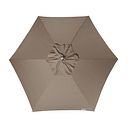 Vorschaubild doppler Mittelmastschirm EXPERT 280 Auto-Tilt, Aluminium Silber / 100 % Polyester 180 g/m²