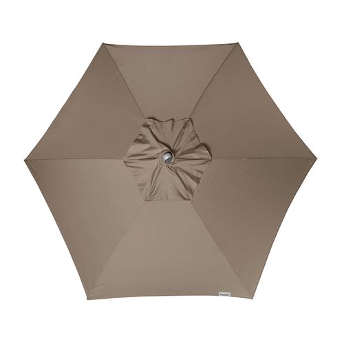 doppler Mittelmastschirm EXPERT 280 Auto-Tilt, Aluminium Silber / 100 % Polyester 180 g/m²