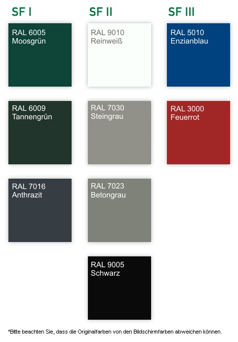 Standardfarben LEGI
