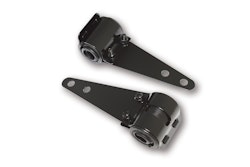 HIGHSIDER smart Lampenhalter Schwarz Universal, Für 30-38 mm