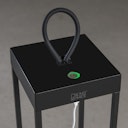 Vorschaubild Konstsmide LED USB-Laterne gross Ravello, schwarz, dimmbar (7812-750)