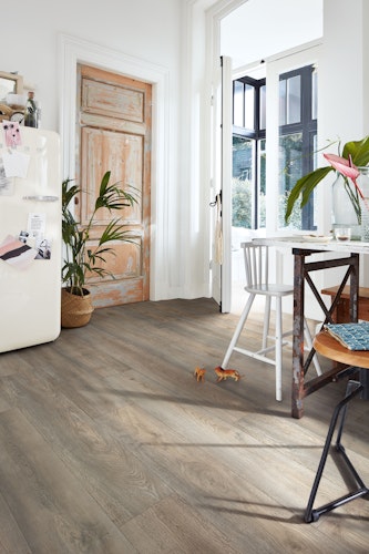 HANDMUSTER MEISTER Designboden MeisterDesign. flex DD 400 Wildeiche grau 6977