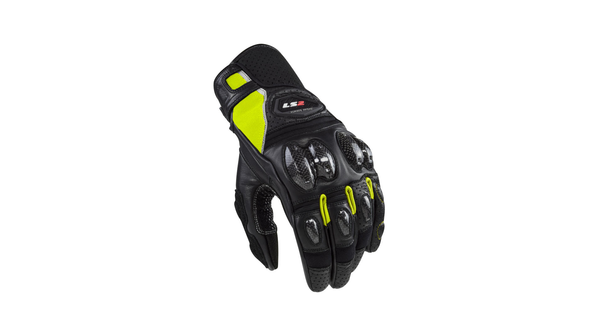 LS2 Handschuh Spark II Herren - Schwarz/Gelb [Größe L]