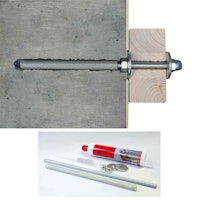 Skan Holz Wandbefestigungsset für Terrassenüberdachungen