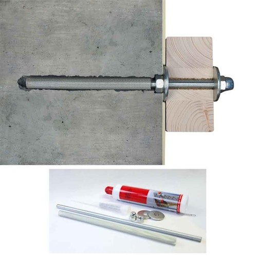 Skan Holz Wandbefestigungsset für Terrassenüberdachungen