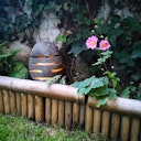 BambusBASIS Steinlampe - handgefertigt