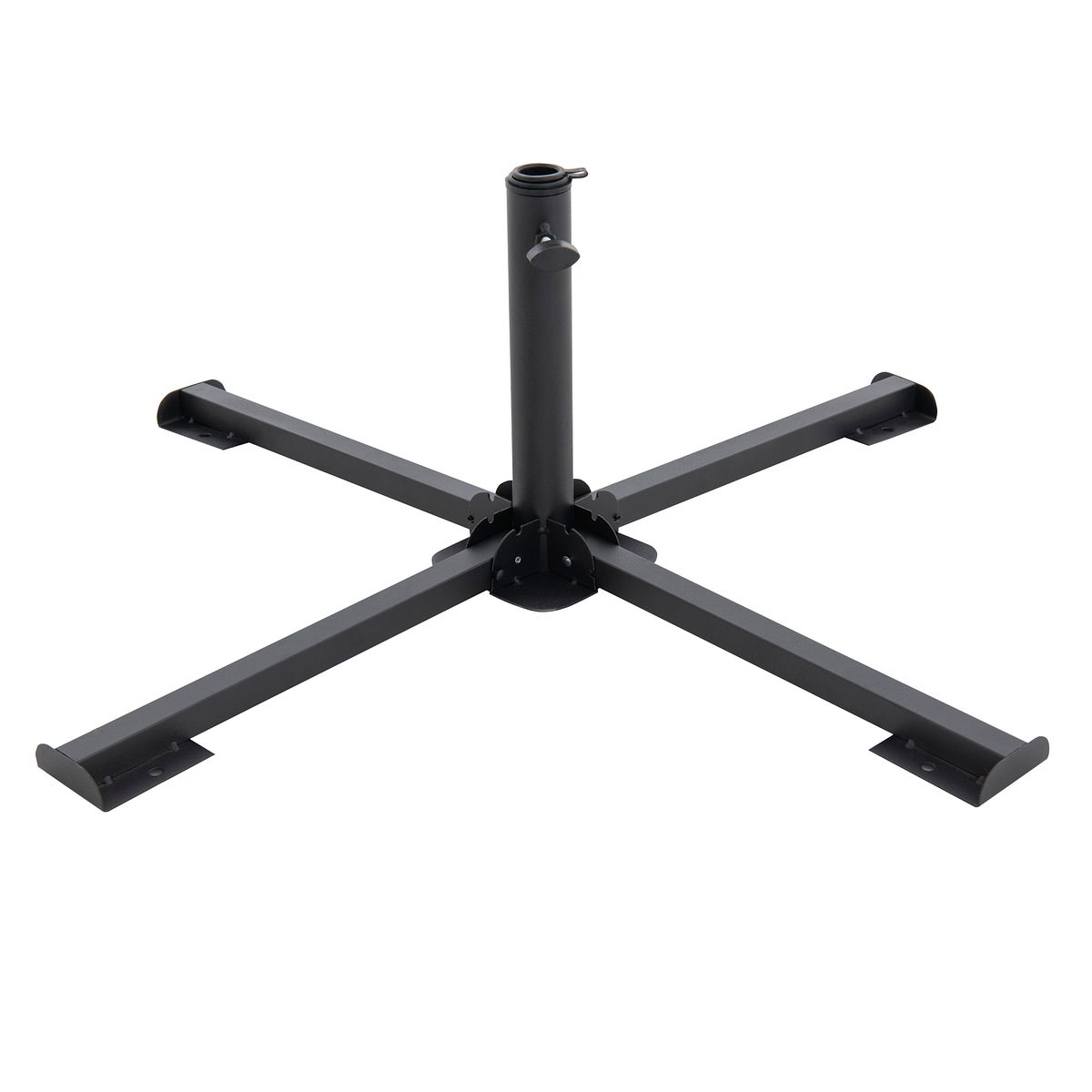 doppler Plattenständer Universal, Stahl Schwarz