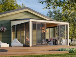 Palmako Glashaus Lumi 16,6 m² (Wintergartenanbau) - Slide Plus