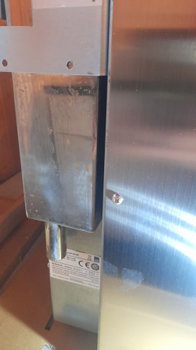 B-Ware Karibu 9 kW Bio-Kombiofen Saunaofen anthrazit inkl. Steuergerät EASY schwarz - Sparset