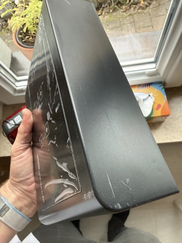 B-Ware Karibu 9 kW Saunaofen finnisch anthrazit inkl. Steuergerät EASY schwarz - Sparset 