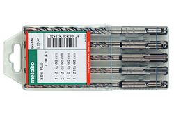 Metabo SDS-plus Pro 4-Bohrersatz 5-teilig