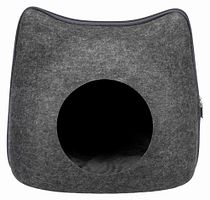 TRIXIE Höhle Cat, Filz, 38 × 35 × 37 cm, anthrazit