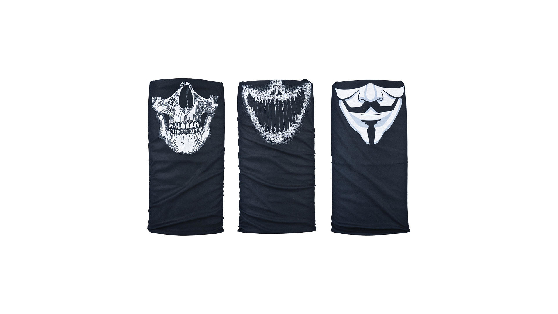 Oxford Multifunktionstuch Masks, Multifunktionstuch "Comfy" 3er Pack, 100 % Polyester Mikrofaser