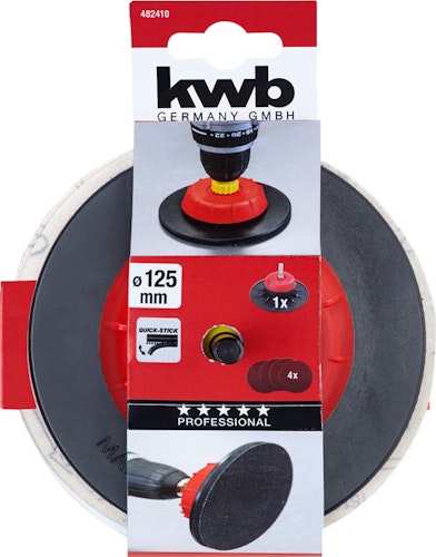 kwb Gelenkschleifteller 125 mm 482410