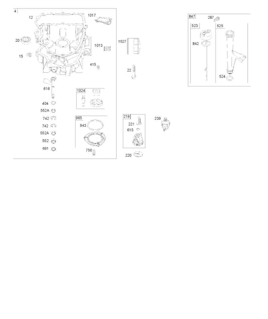Explosionszeichnung Ersatzteile