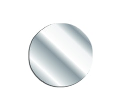 Bravat Sichtblende für Klebepunkt für Designserie Varuna, chrom