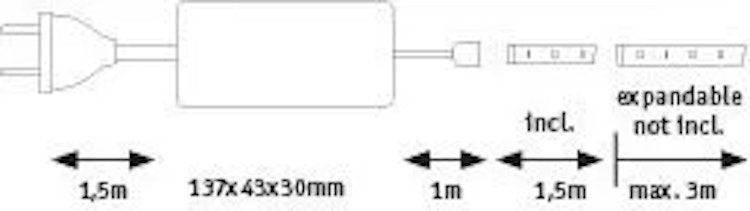 Paulmann MaxLED 1000 LED Strip Tageslichtweiß Basisset 1,5m