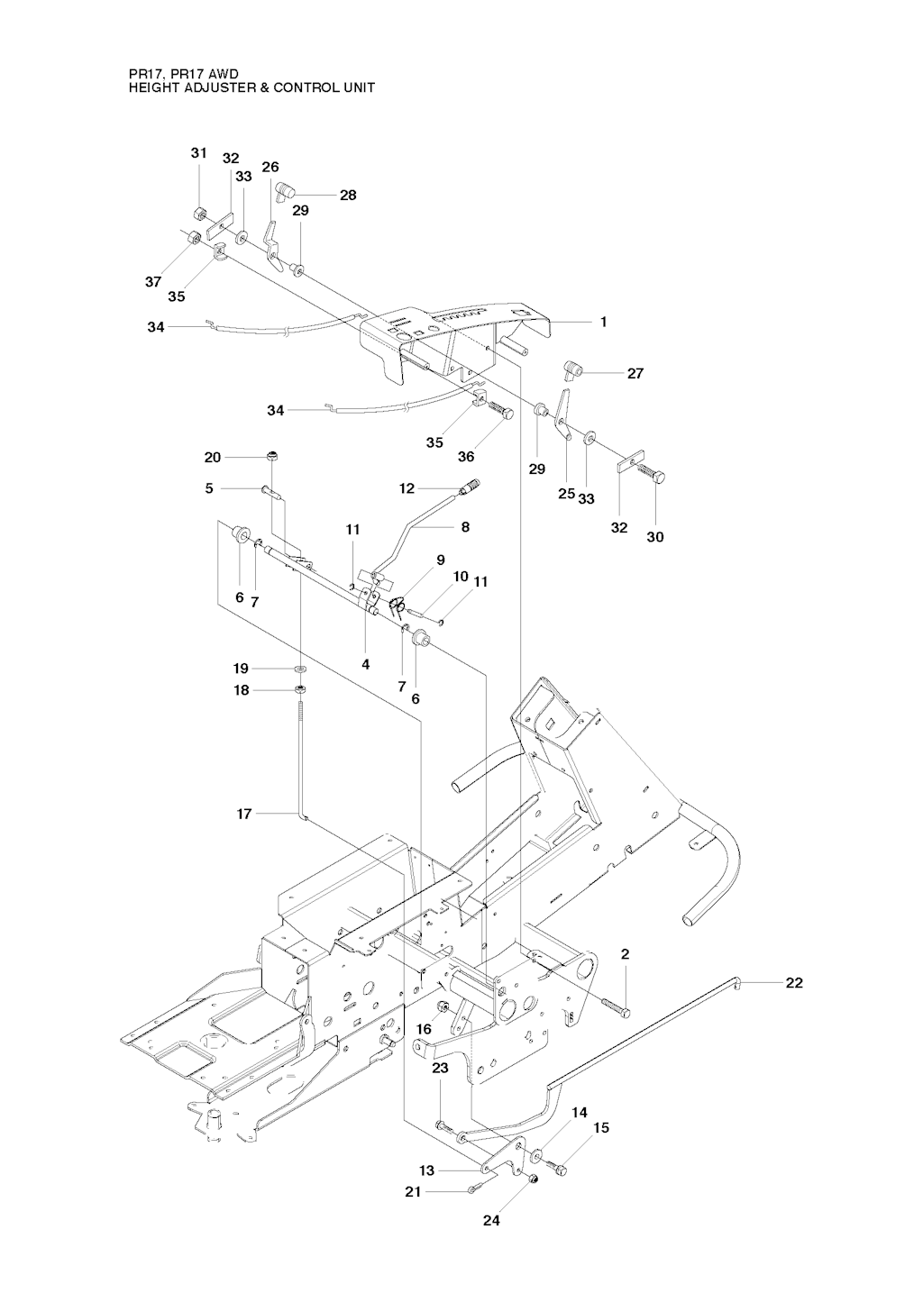 Explosionszeichnung Ersatzteile
