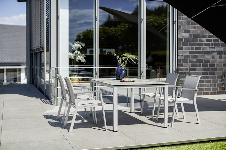 Kettler HPL Tischplatte Grau - Sonderaktion