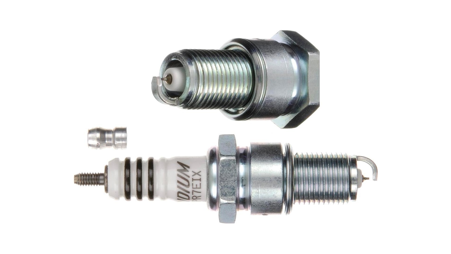 NGK Zündkerze BPR7EIX, Iridium, Schlüsselweite 20, 8, Zündkerze Gruppe B, 14 mm Gewinde