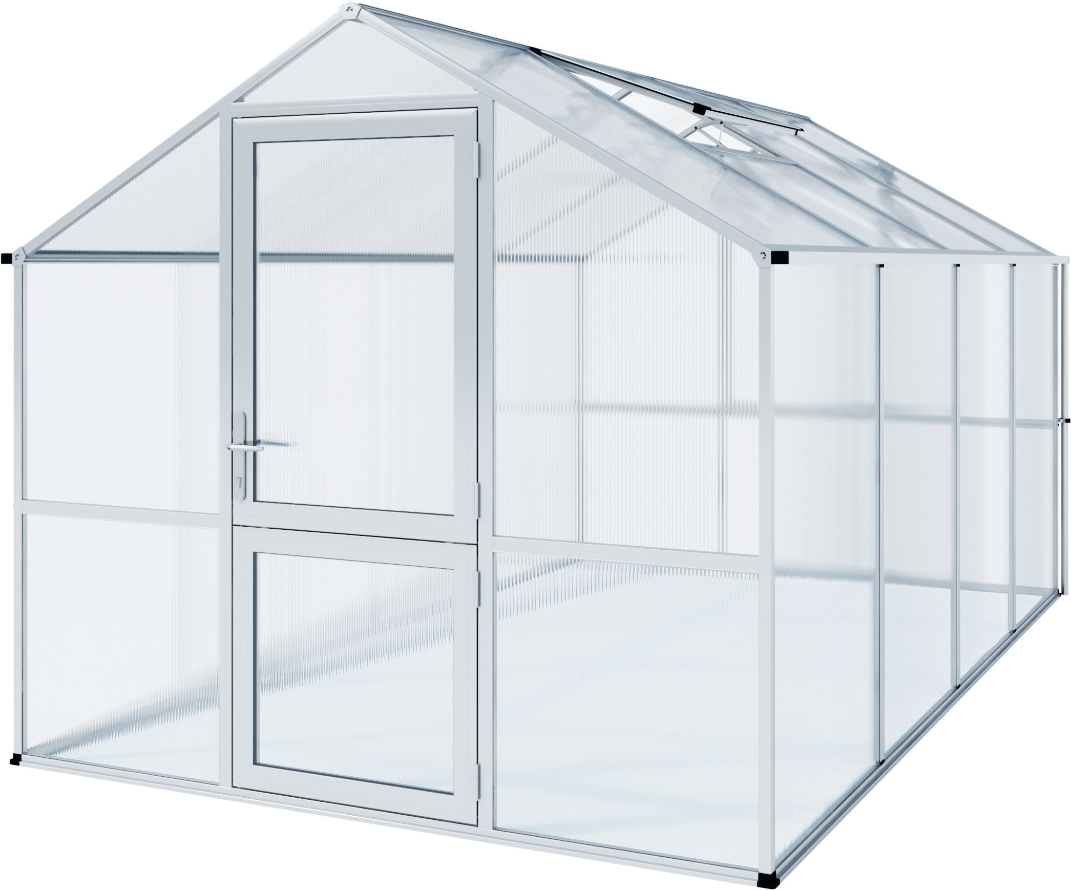 KGT Gewächshaus Rose Typ IV-pressblank-2,33 x 4,29 m