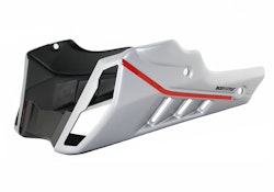 BODYSTYLE Sportsline Bugspoiler ABS Kunststoff grau/rot für YAMAHA MT-10 / SP 