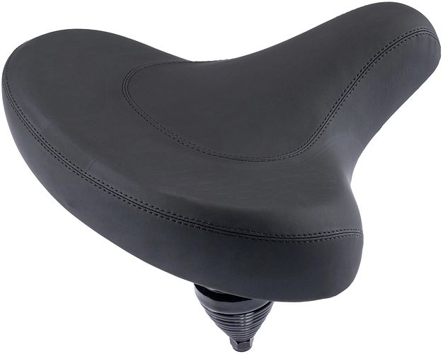 CONTEC Sattel Majestic schwarz Maße (L x B) 267 x 257 mm