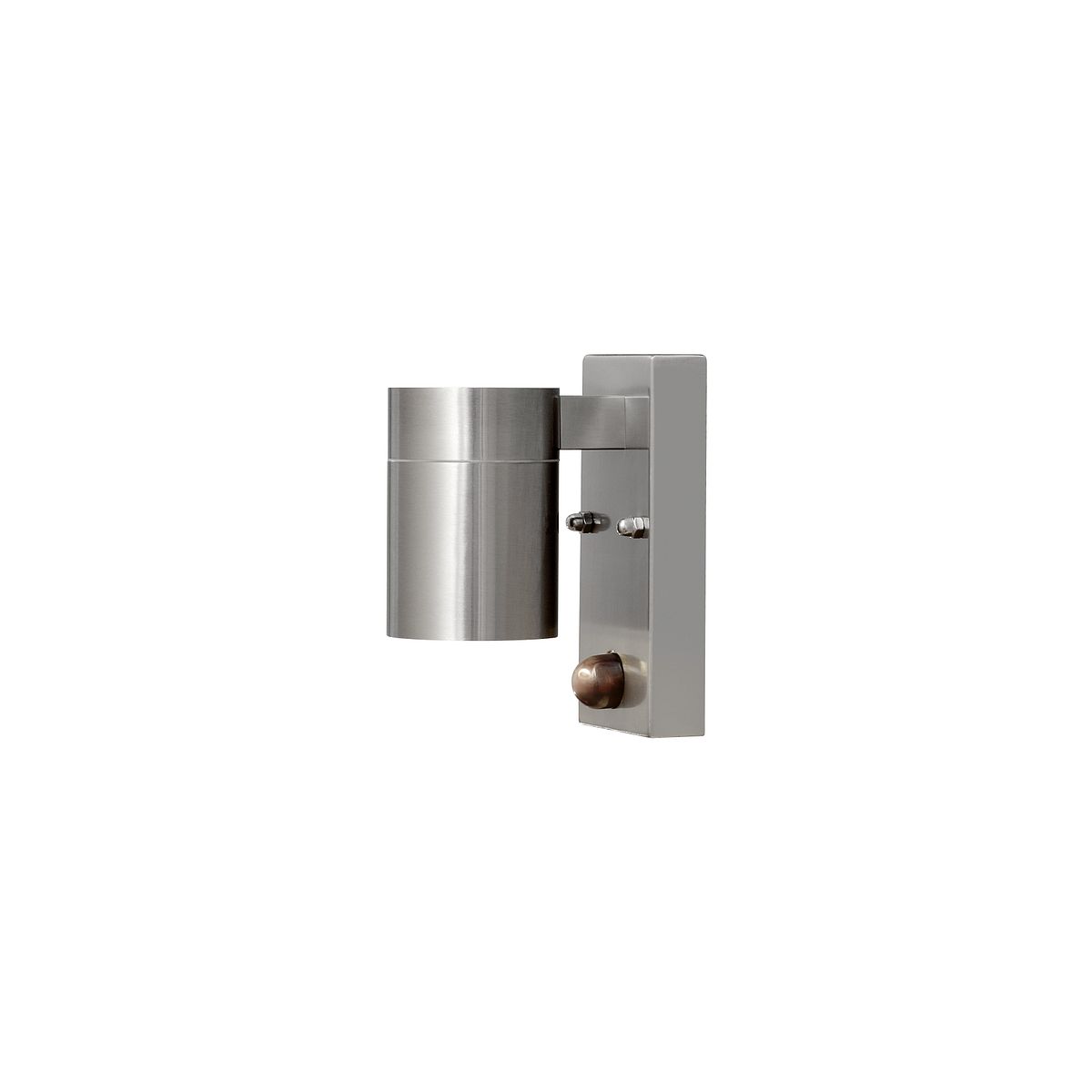 Konstsmide Halogenspot Modena, Edelstahl, klares Glas, mit Sensor (7541-000)