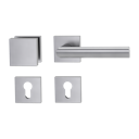 Vorschaubild Griffwerk Wechselgarnitur OVIDA Quattro Edelstahl matt - Klipptechnik