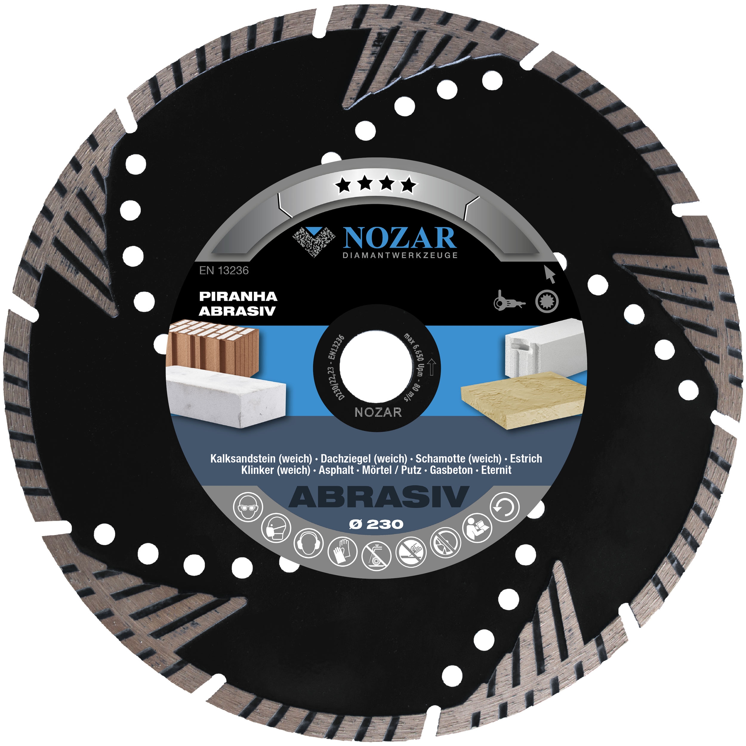 Nozar Diamant-Trennscheibe Piranha Abrasiv 230 mm